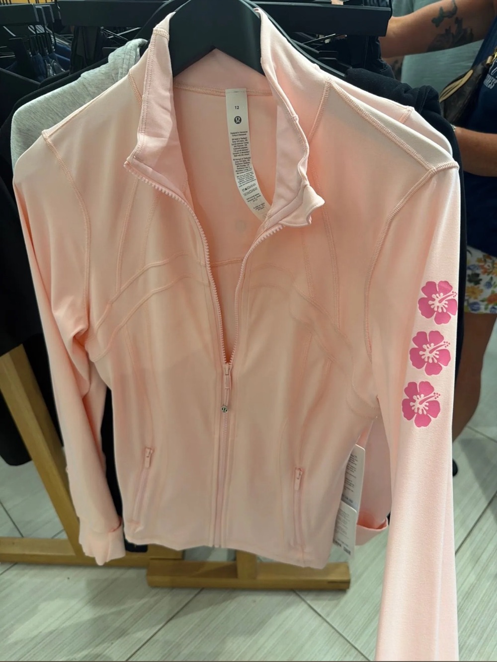 lululemon athletica Pink Hawaii, exclusive rare collectors item define jacket